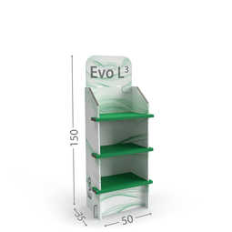 Evo L3 - Espositore a 3 ripiani