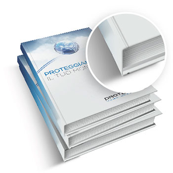 Oggi grazie all'abbinamento della copertina in cartone rivestito con la brossura poliuretanica puoi realizzare il preventivo per la stampa di  libri e cataloghi di grande effetto ed eleganza.